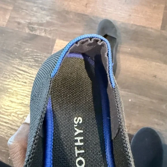 Rothy's Black and Blue Loafers - Picture 4 of 5